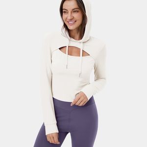 Halara top with hood